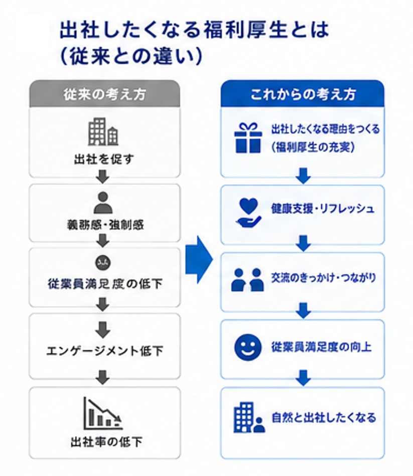 出社したくなる福利厚生とは